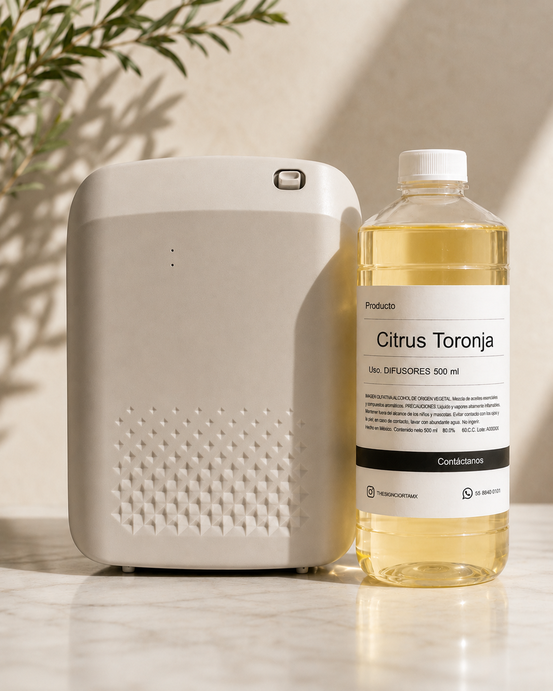 Paquete Difusor de 300m2 + Aroma Toronja 500ml